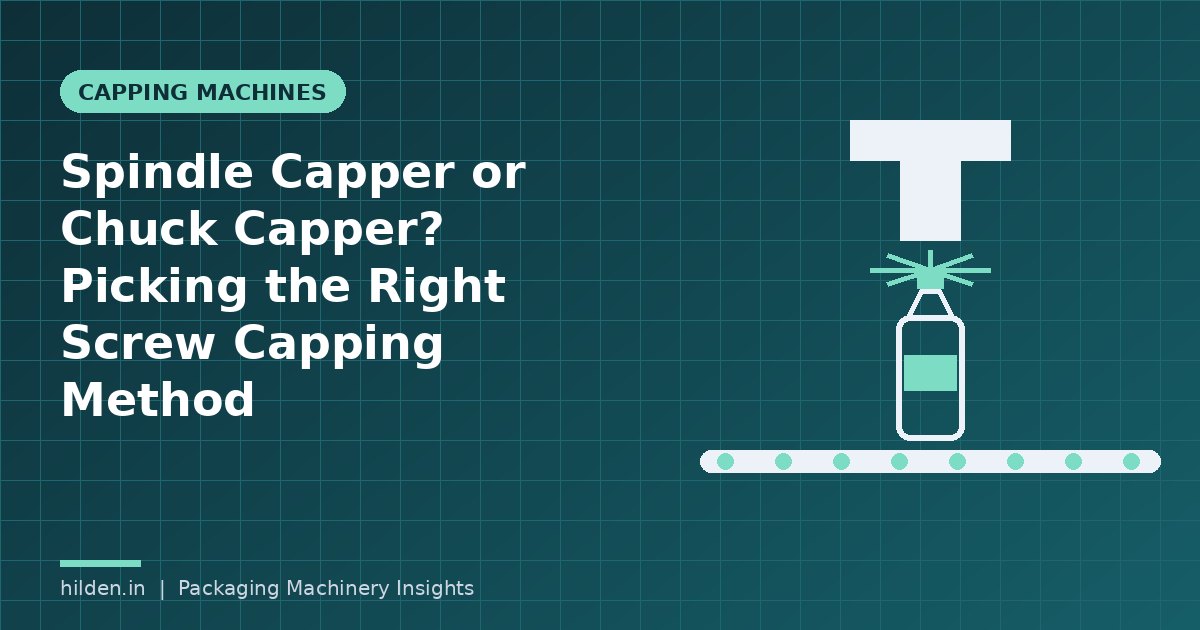 Spindle Capper or Chuck Capper? Picking the Right Screw Capping Method ...